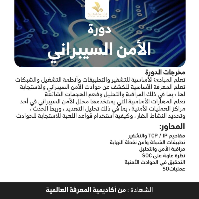 دوره الامن السيبراني