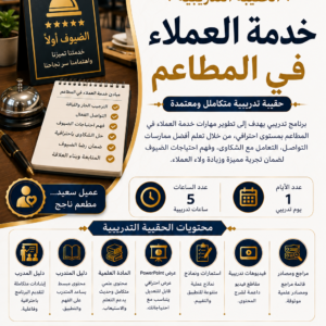حقيبة خدمه عملاء المطاعم